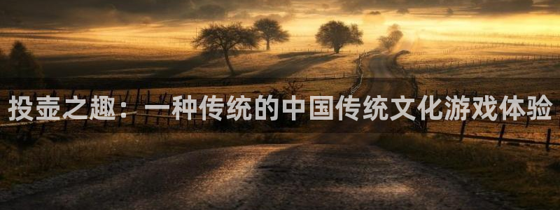 一竞技官网APP：投壶之趣：一种传统的中国传统文化游戏体验